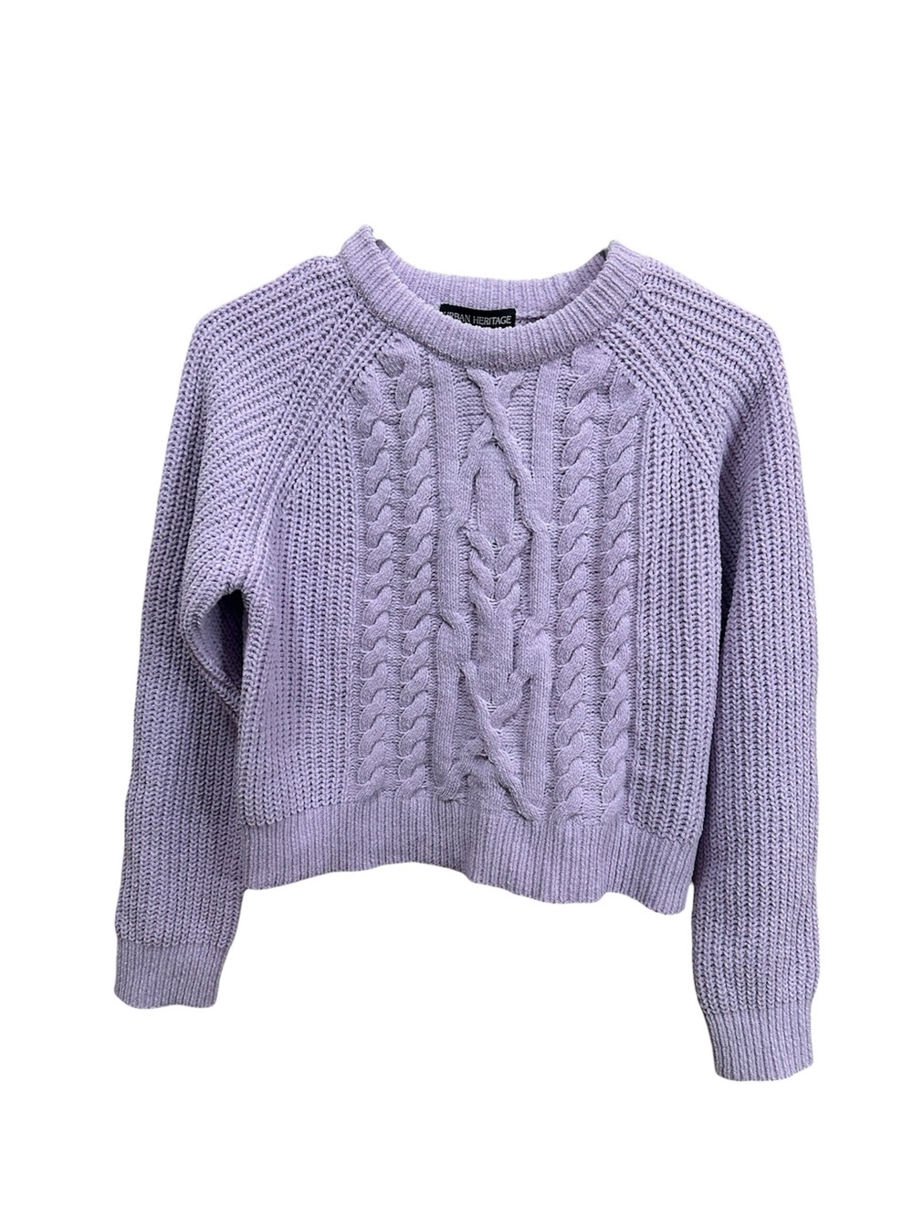 Urban Heritage Light Purple Cropped Sweater Small NEW